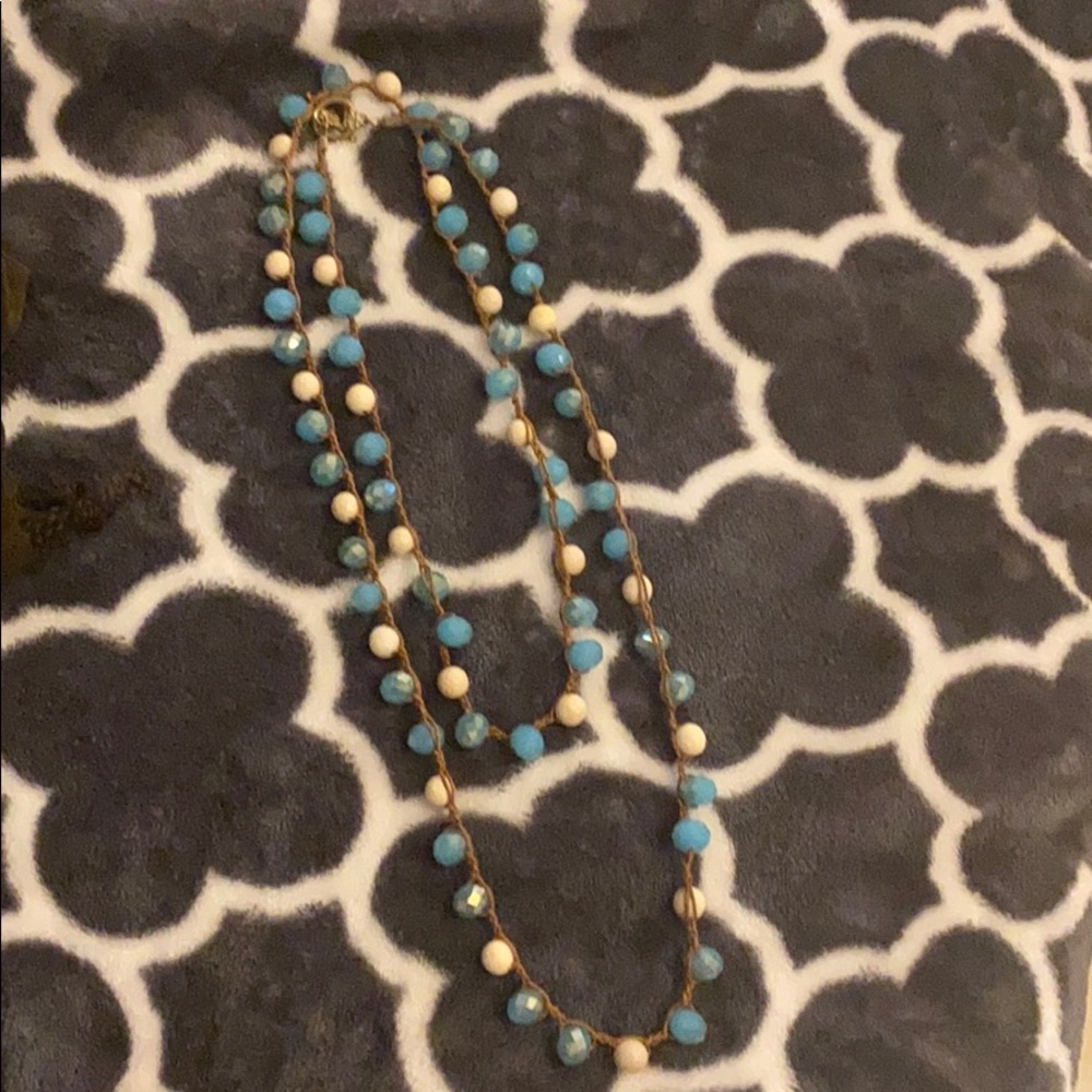 Long beaded necklace